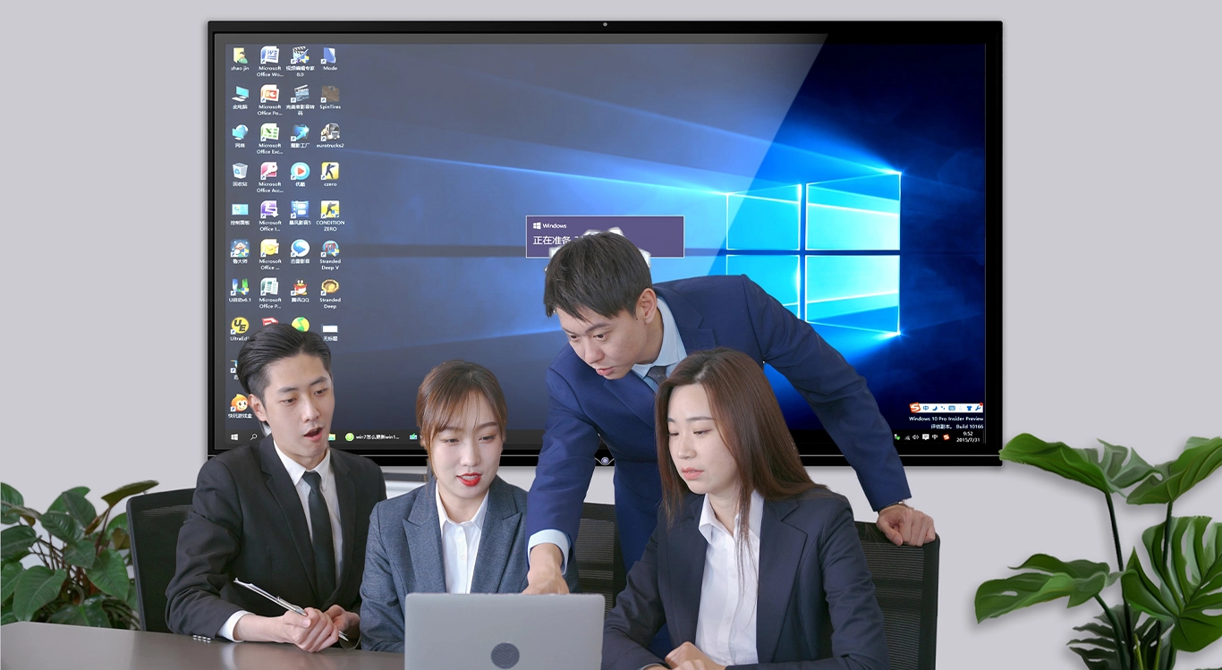 Pizarra digital/sistema de videoconferencia todo en uno