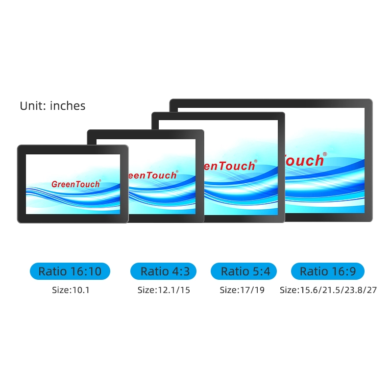 Monitor t&aacute;ctil de marco abierto de 10,1 a 27 pulgadas (serie 3C)