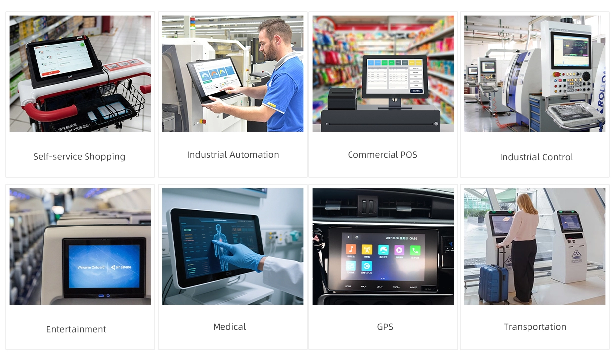 Pantalla t&aacute;ctil capacitiva de 3,5 a 13,3 pulgadas