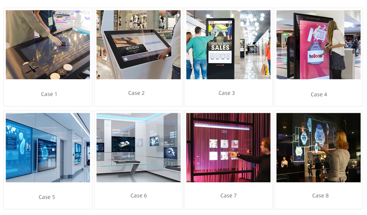 Lámina táctil interactiva de 42 a 153 pulgadas (serie XTB)