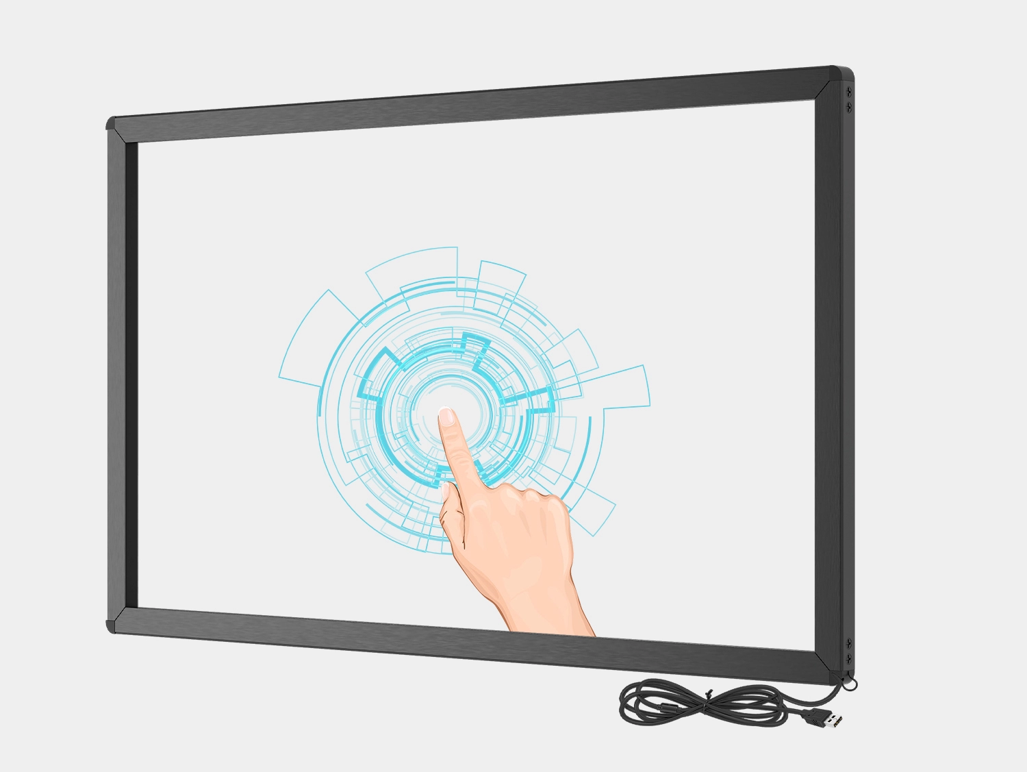 Descripci&oacute;n general del marco t&aacute;ctil infrarrojo TB 