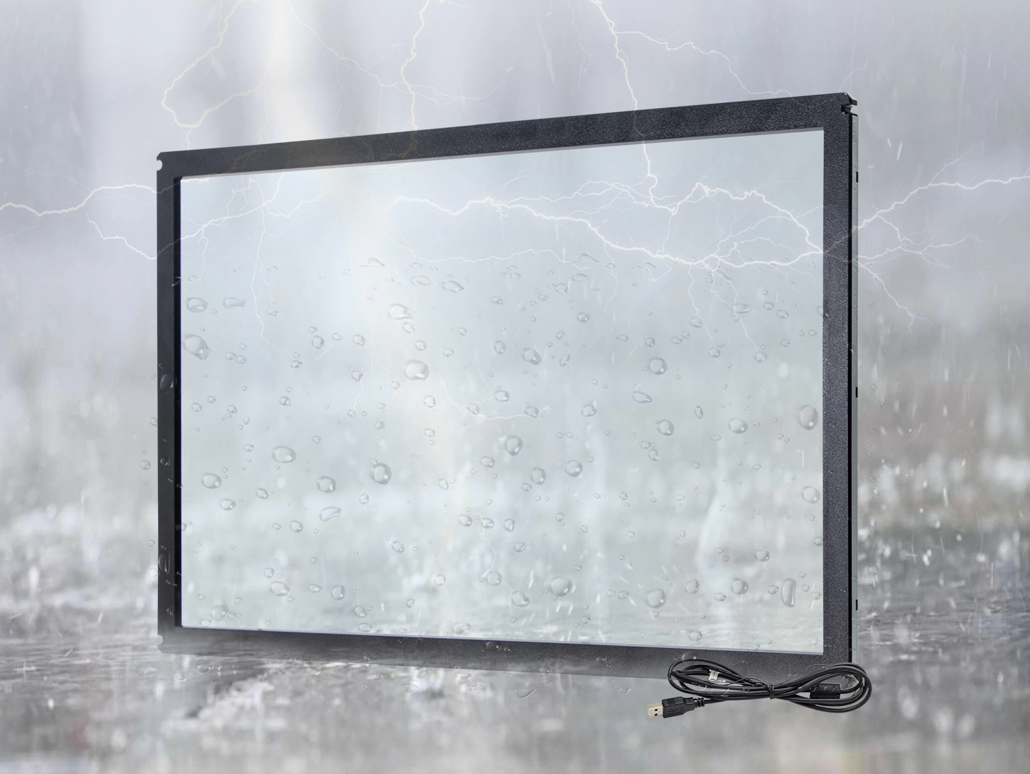 Descripci&oacute;n general de la pantalla t&aacute;ctil infrarroja TE 