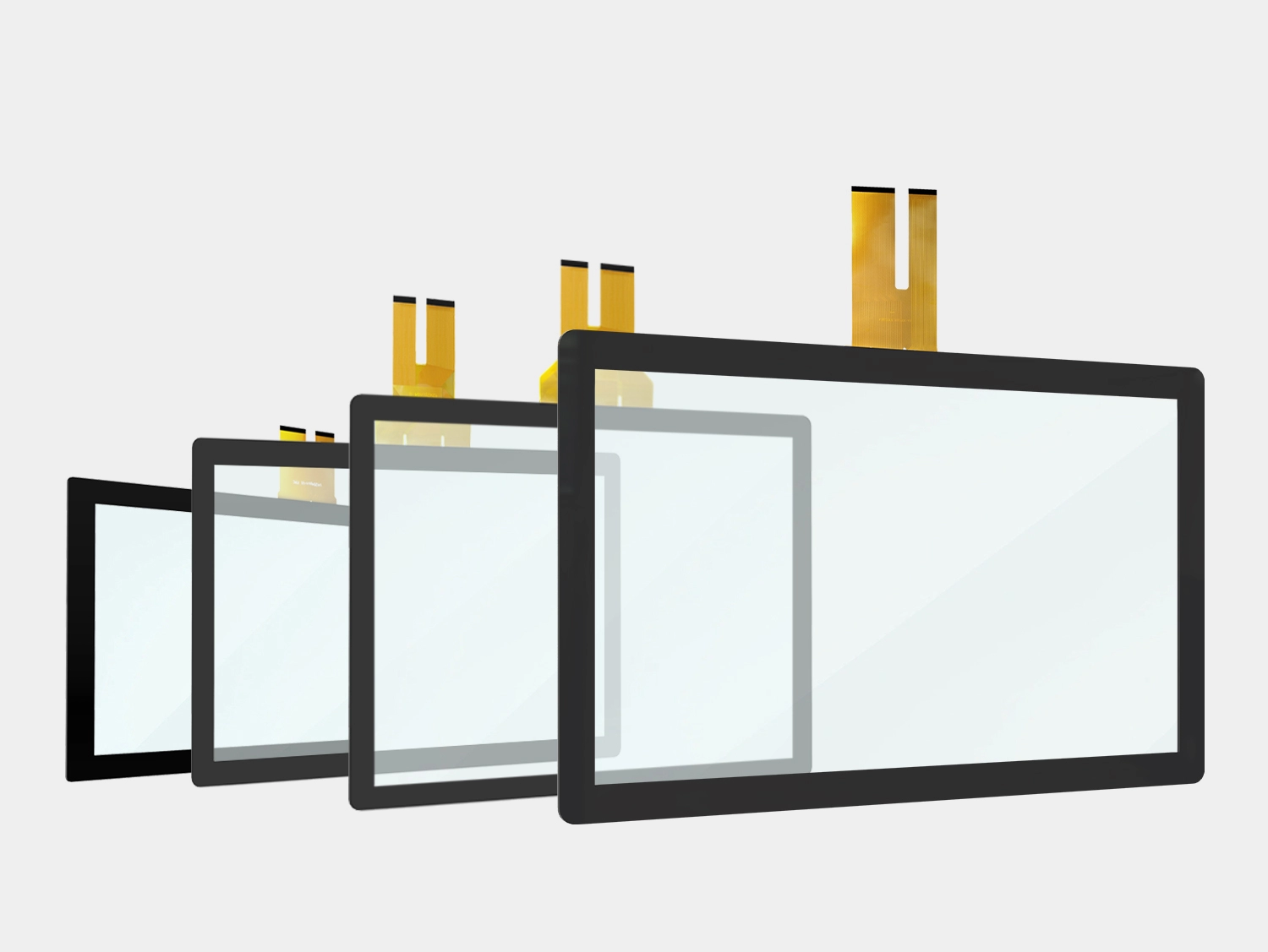 Descripci&oacute;n general de la pantalla t&aacute;ctil capacitiva 