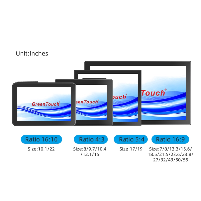 PC con panel t&aacute;ctil de marco abierto de 7 a 55 pulgadas (serie 2C)
