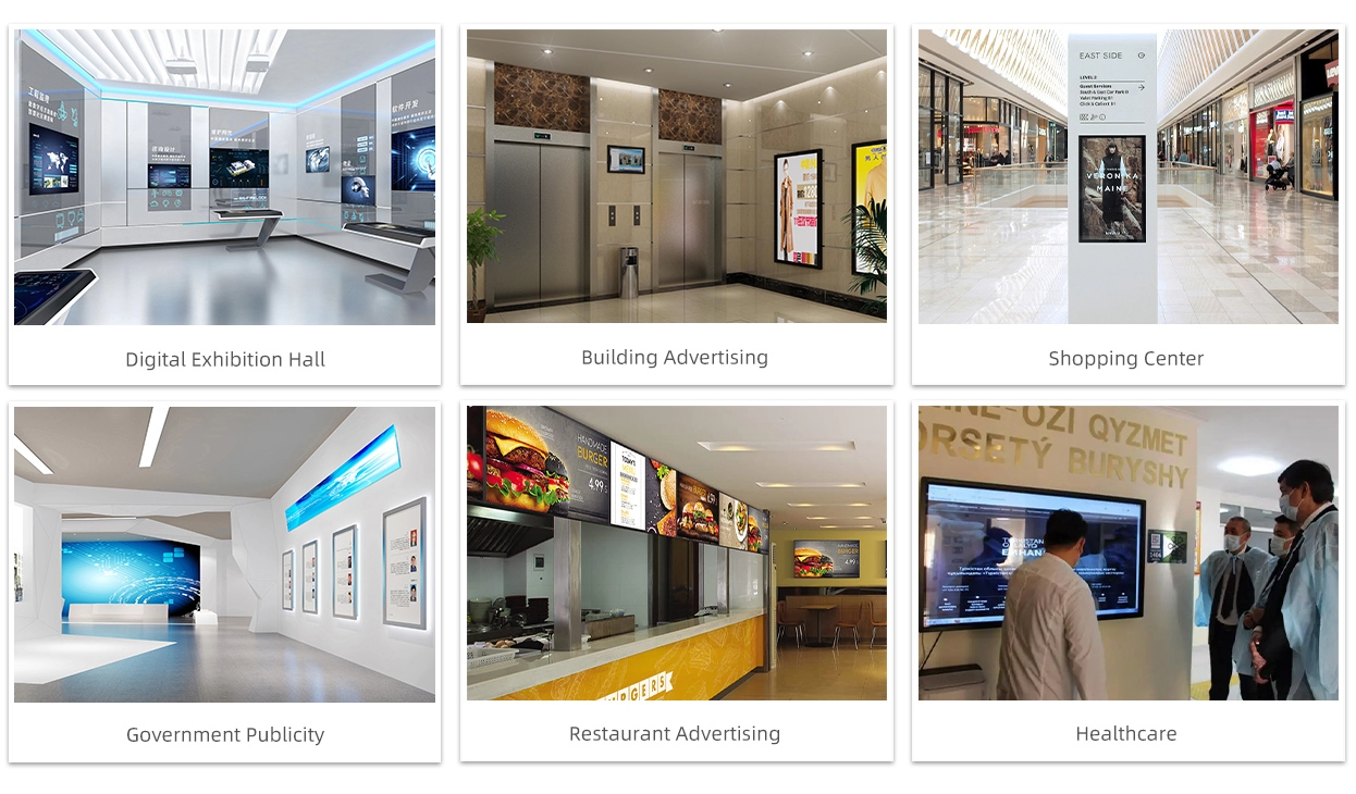 Señalización digital ultrafina de 32 a 65 pulgadas (serie 7A-G)