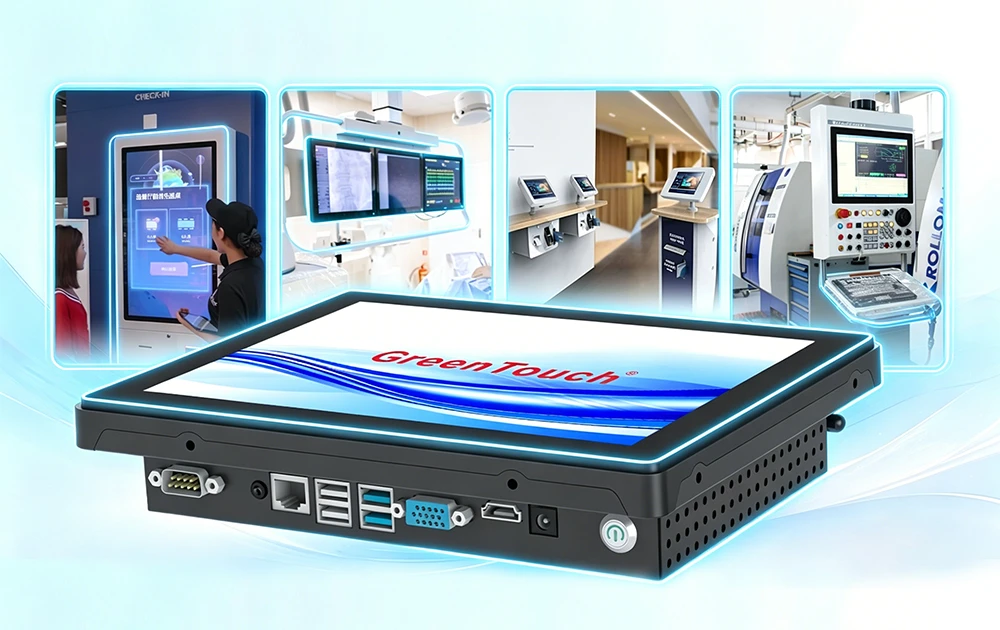 2C industrial touch panel PC, versatile and adaptable to multiple scenarios